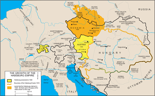 The Growth of the Habsburg Empire 